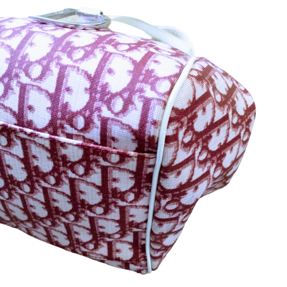 π― Authentic Christian Dior(Made in Italy) Trotter Mini Bag. Pink and White - Picture 14 of 15